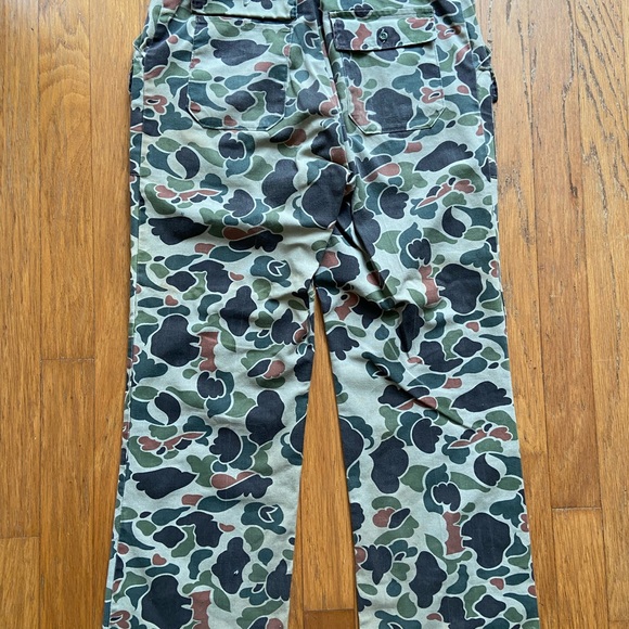 VINTAGE WALLS CAMO HUNTING PANTS SINGLE STITCH SIZE 42/30 GOOD CONDITION - Picture 2 of 9